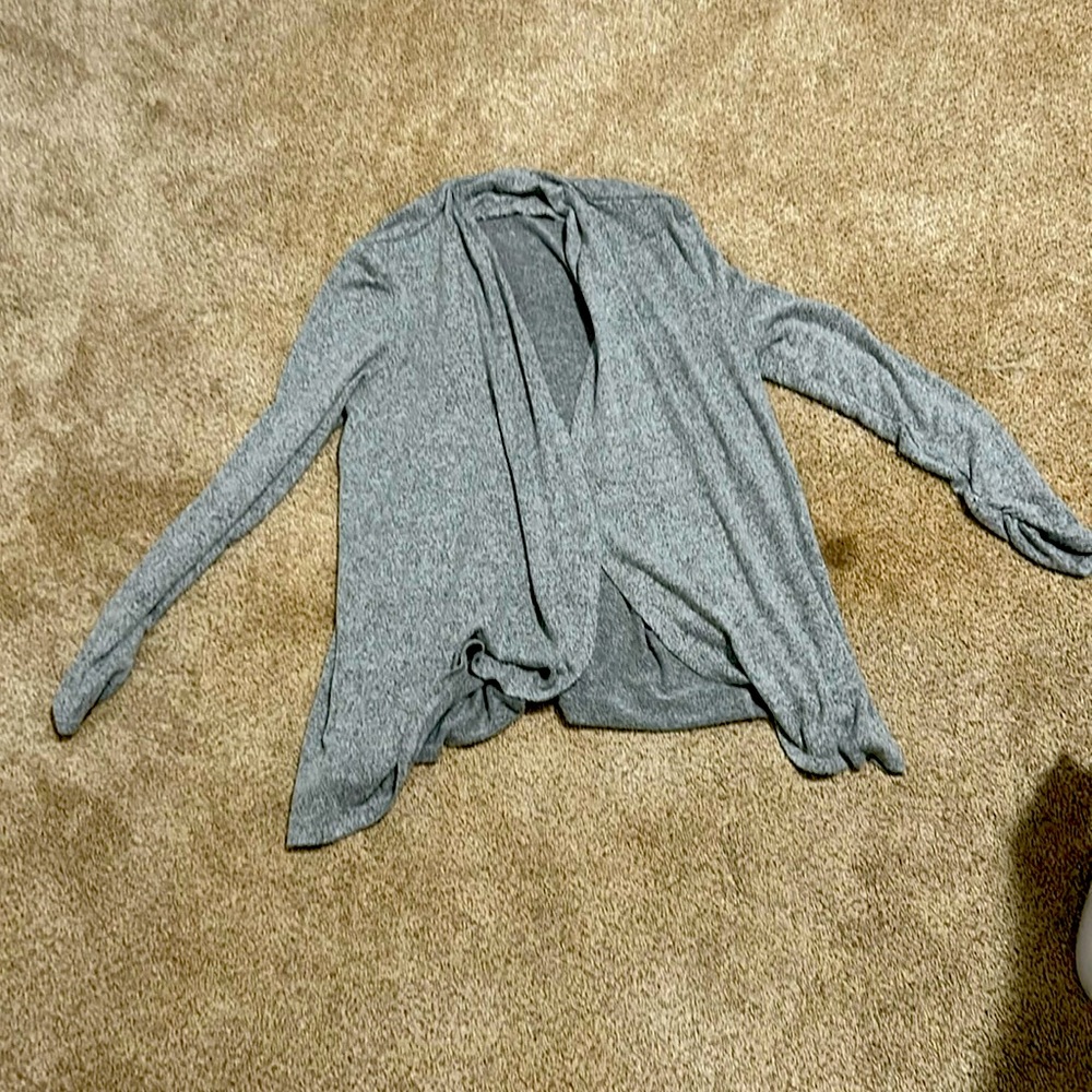 Grey cardigan